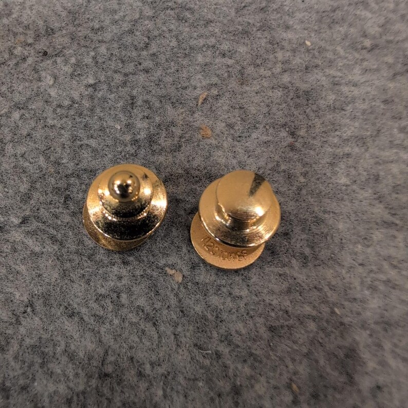 Vintage 1/20 10KT Gold Filled Lamp of Knowledge Nursing Enamel Lapel Pins Set 2 image 5