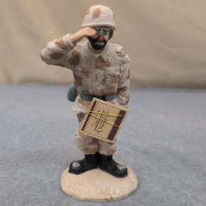 Emmett Kelly Jr. Collection "On Maneuvers" Limited Edition Clown Soldier Figure image 1