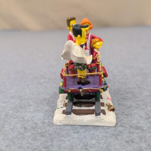 The Simpsons Christmas Express A Caroling Surprise 2003 Figurine Flanders Homer image 3