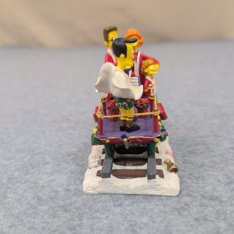 The Simpsons Christmas Express A Caroling Surprise 2003 Figurine Flanders Homer image 3
