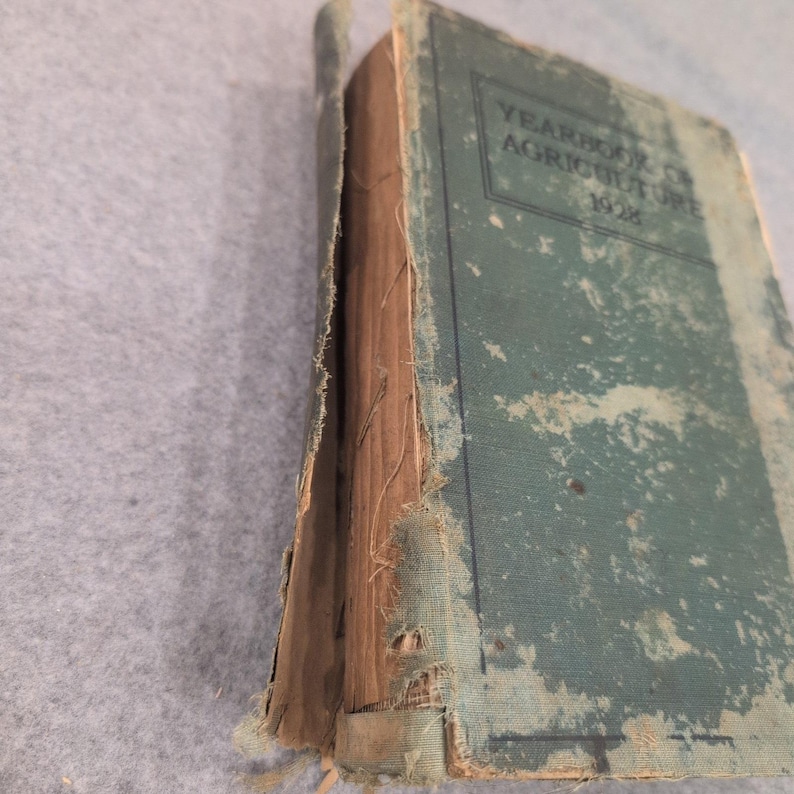 1928 Yearbook of Agriculture USDA Hardcover Antique Reference Book 260427 image 2