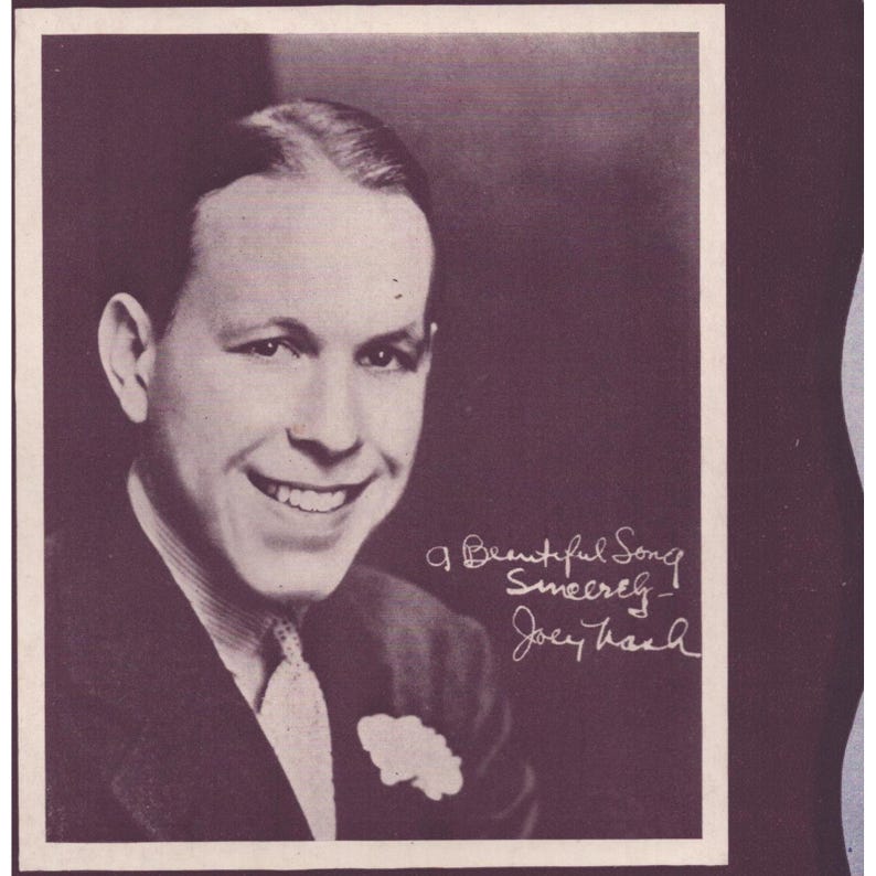 Vintage 1934 Joey Nash You Gotta Give Credit To Love Sheet Music Clipping image 1