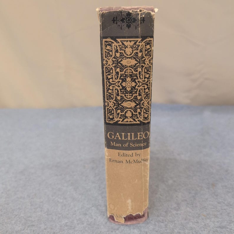Galileo Man of Science Ernan McMullin 1967 Hardcover Book with Dust Jacket image 2