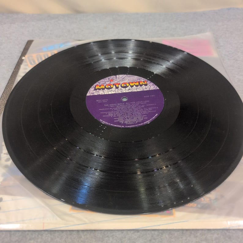 The Good Girls All For Your Love Vinilo LP Motown 1989 MOT-6278 New Jack Swing imagen 7