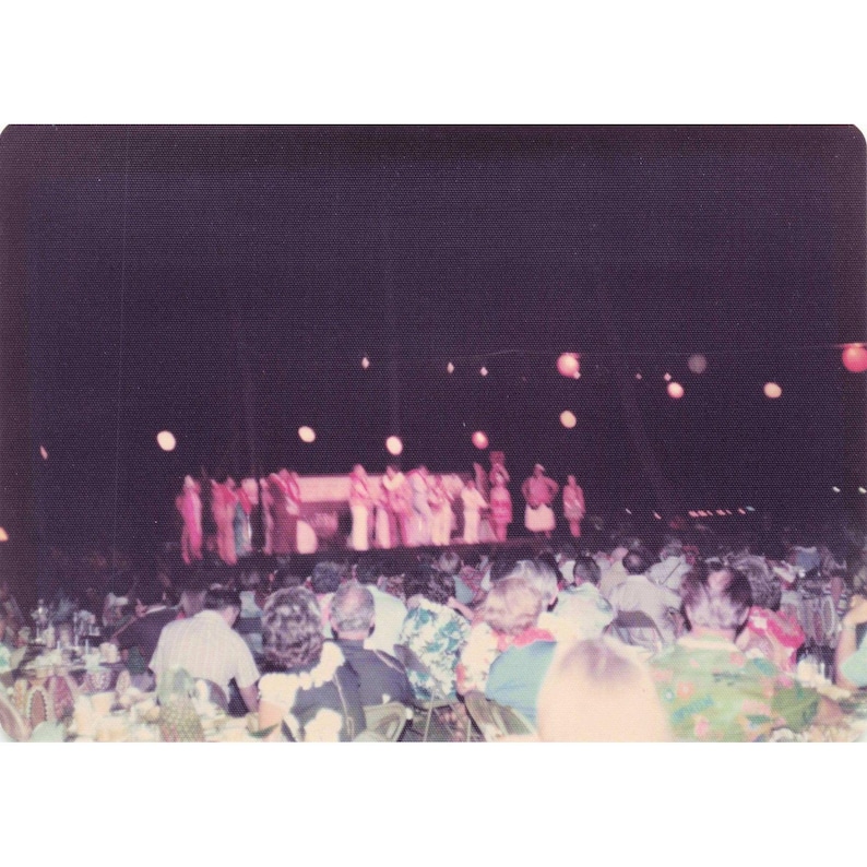 Vintage 1970s Hawaii Pacific USAF Luau Dinner Show Night Photos Lot of 31 image 1