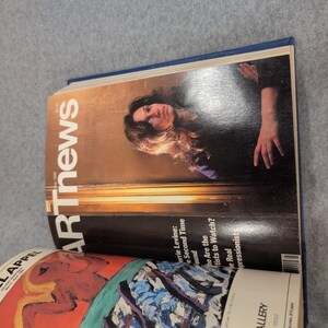 ARTnews Magazine 1986 Full Year 10 Issues Bound Volume Hardcover John Baldessari image 5