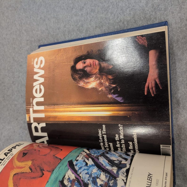 ARTnews Magazine 1986 Full Year 10 Issues Bound Volume Hardcover John Baldessari image 5
