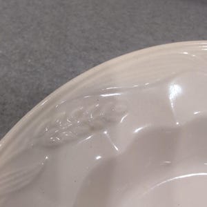 Royal Staffordshire Ironstone Wilkinson Ltd England Wheat Embossed Soup Bowl image 2