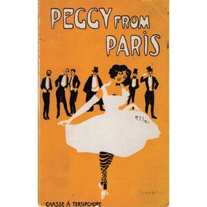 Antike Postkarte von 1907 mit dem Motiv „Peggy aus Paris“, Illustration von Ella, Sheboygan Falls, Wisconsin Bild 1