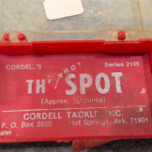 Cordells Hot Spot Series 2100 Fishing Lure Yellow Black Spots image 3