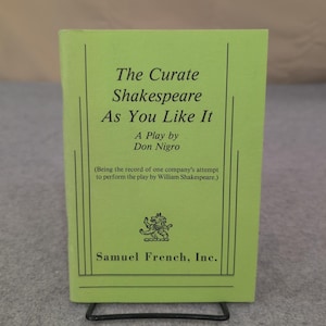 The Curate Shakespeare As You Like It Play Don Nigro Samuel French Acting Ed image 1