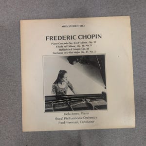 Frederic Chopin Piano Concerto No 2 Joela Jones Royal Philharmonic MHS 3863 LP image 1