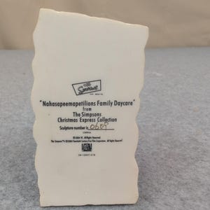 The Simpsons Christmas Express Nahasapeemapetilons Family Daycare Figurine 2004 image 5