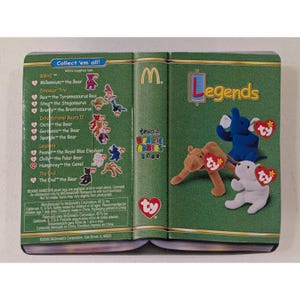 Colección completa de muñecos Beanie Babies Legends de McDonald's (año 2000): Peanut, Chilly y Humphrey imagen 2
