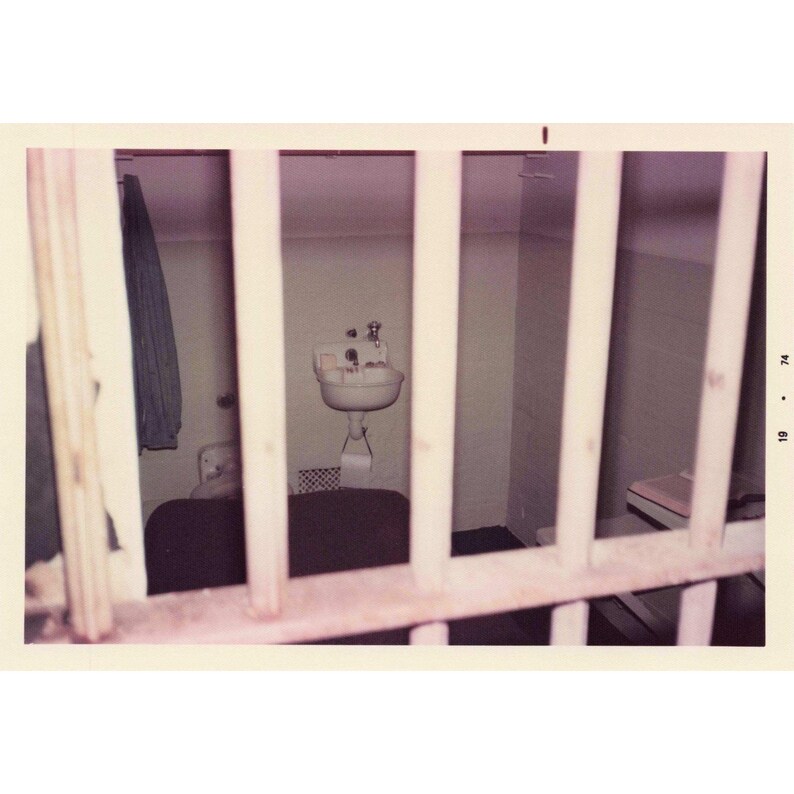 Vintage 1974 Alcatraz Island San Francisco Prison Cell Block Photo Lot of 13 image 1