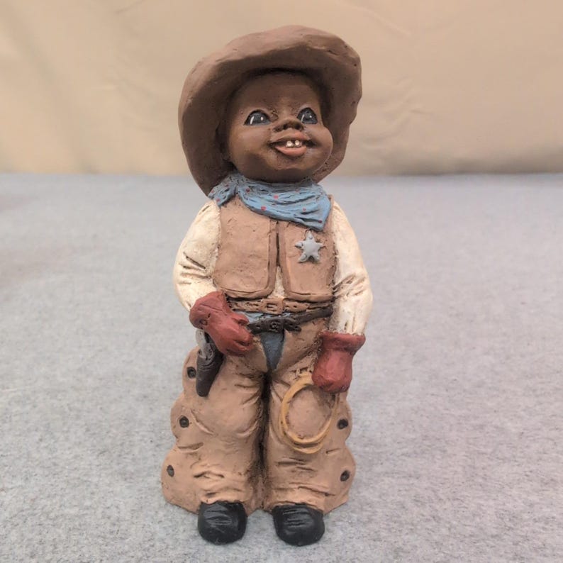Figurine All God's Children Eli Cowboy Martha Holcombe Édition 1403 46 1985 image 1