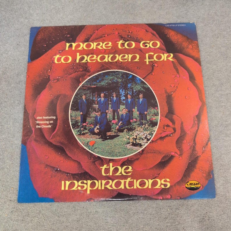 The Inspirations More To Go To Heaven For Vinyl LP Canaan Records 1974 image 1
