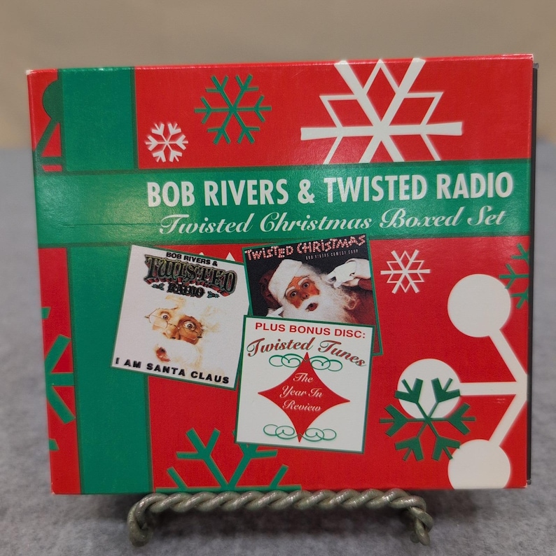 Bob Rivers & Twisted Radio Twisted Christmas 3 CD Boxed Set 1994 82714-2 image 1