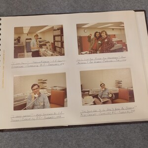 Vintage album uit 1972-1973 van de familie Harrington uit Charleston, West Virginia, van kolonel Patricia Harrington van de Amerikaanse luchtmacht. afbeelding 19