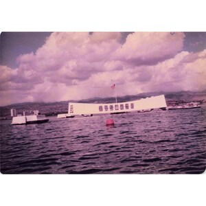 Vintage 1970s Pearl Harbor USS Arizona USS Utah Memorial Photos Lot of 13 Bell image 11