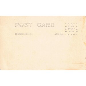 Antike AZO RPPC Echtfoto-Postkarte Mann Tourenwagen ca. 1904-1918 VG- Bild 2