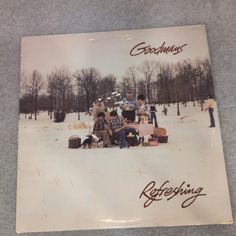 The Happy Goodman Family Refreshing Vinyl LP Canaan Records CAS-9828 Gospel 1978 image 1