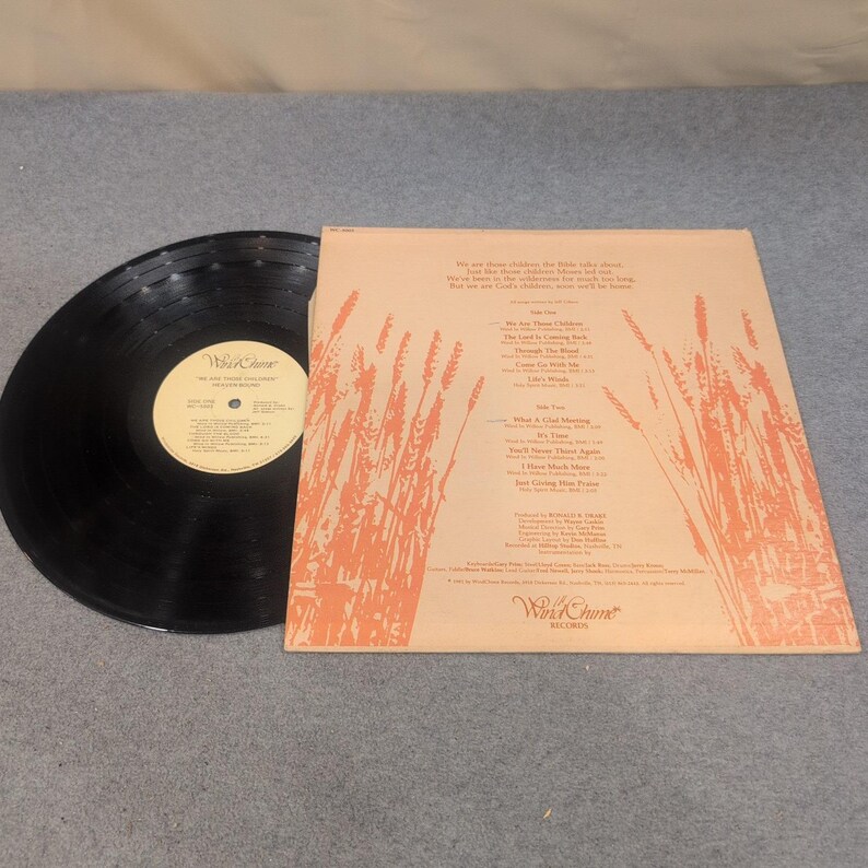 Heaven Bound We Are Those Children Vinyl LP Windchime Records 1981 Gospel image 6