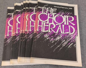 The Choir Herald January February 1999 Vol 102 No 3 Choral Music Magazine Sheet