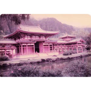 Vintage 1970s Byodo-In Temple Oahu Hawaii Buddha Photo Lot of 9 image 6