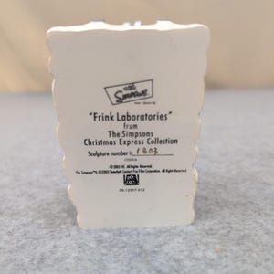 The Simpsons Christmas Express Frink Laboratories Sculpture 2003 Hamilton 1803 image 6
