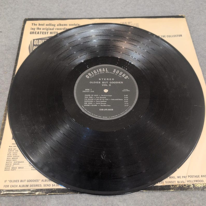 Clásicos pero buenos Vol. 8 Vinilo LP Sonido original OSR-LPS 8858 Estéreo Art Laboe imagen 3