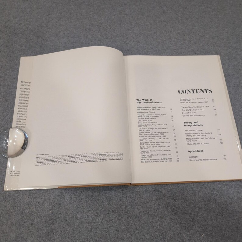 Rob. Mallet-Stevens Architecture Furniture Interior Design MIT Press Hardcover image 4