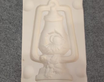 Alberta's Molds Inc 1978 Lantern Christmas Holly Ceramic Slip Casting Mold A121