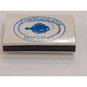 Vintage Lynnhaven Fish House Restaurant Streichholzbrief Virginia Beach Bild 2
