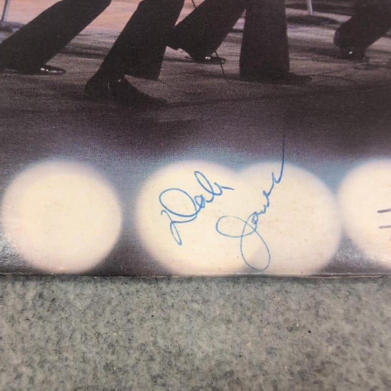 The Inspirations A Night of Inspiration Live Signed Vinyl LP Canaan CAS-9803-LP image 2