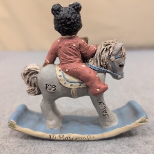 All Gods Children Sally Rocking Horse Figurine Martha Holcombe COA 1507 image 3