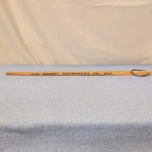 Vintage Joe Money Machinery Co Inc Alabama Advertising Wooden Yardstick Ruler image 2