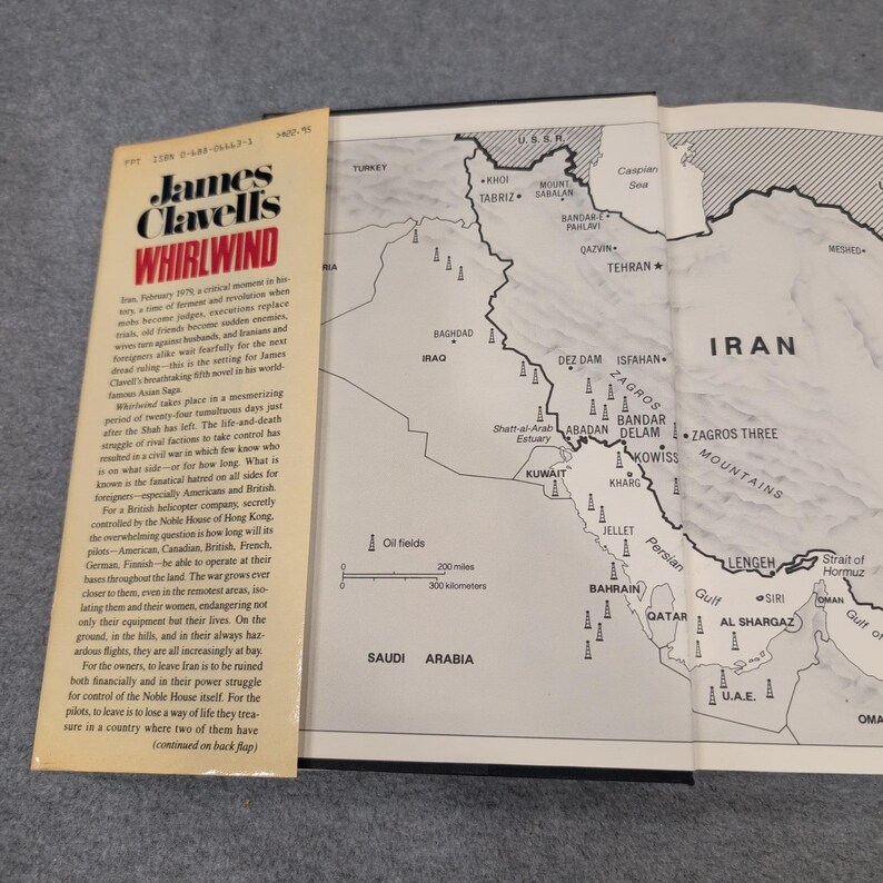 James Clavell, Whirlwind First Edition, First Printing 1986 Hardcover Morrow image 5