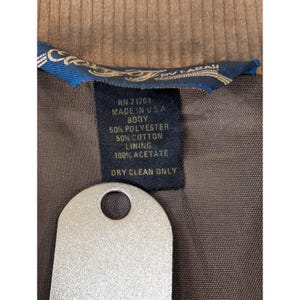 VTG Mens Corduroy Blazer WFF by Farah Brown Sport Coat Jacket Elbow Patch 44R image 7