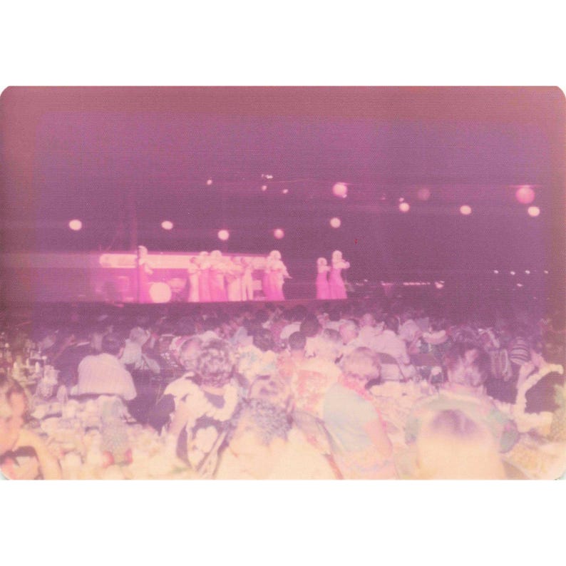 Vintage 1970s Hawaii Pacific USAF Luau Dinner Show Night Photos Lot of 31 image 19