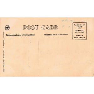Vtg Greetings From California Oversized Postcard Wood's Oranges S-88 VG image 2