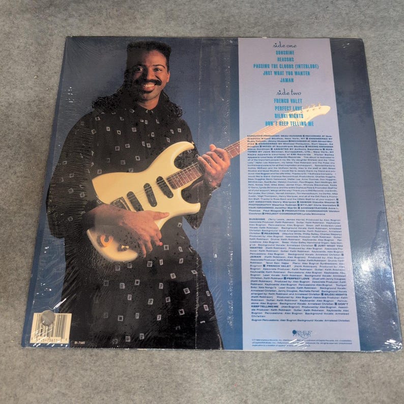 Keith Robinson Perfect Love Vinyl LP 1989 Orpheus Records D1-75611 Jazz Fusion image 2