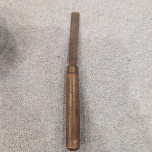 Antique Revolving Wooden Drill Stand and Hand File Set Watchmaker Jeweler Tools image 4