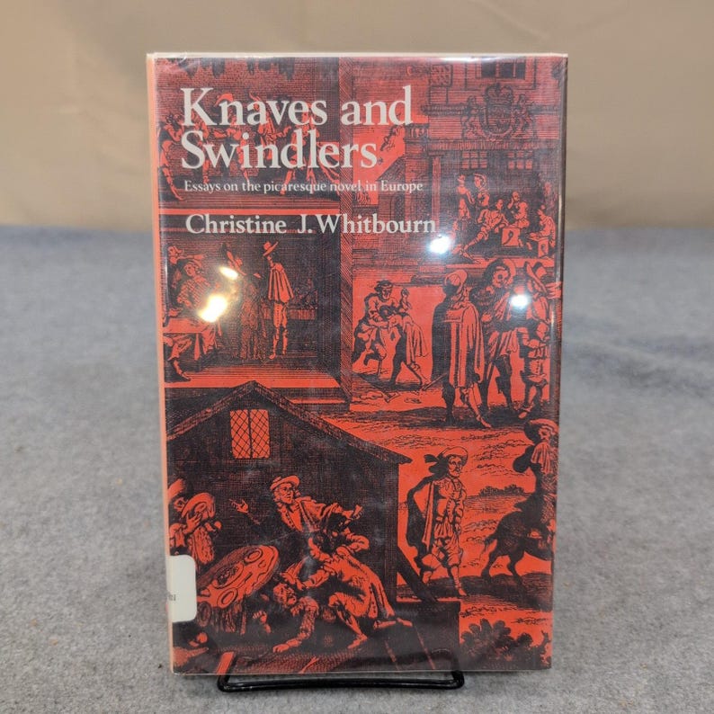 Pícaros y estafadores, Christine J. Whitbourn, Oxford University Press, 1974, tapa dura imagen 1