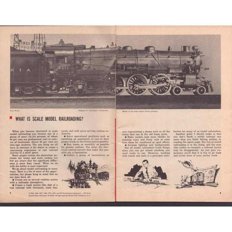Introduction to Scale Model Railroading Linn H Westcott Kalmbach Booklet 62001 image 3