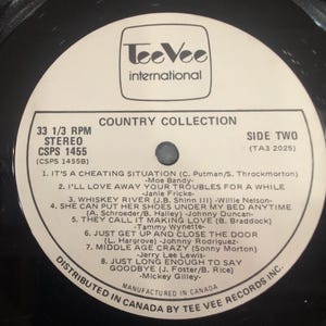 Country Collection Various Artists Vinyl LP Willie Nelson Tammy Wynette TA3 2025 image 4