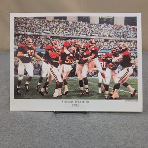 Jennifer Harwell Art History of Alabama Crimson Tide - Juego de 13 impresiones de fútbol imagen 8