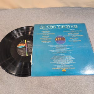 Canaan Country Christmas Various Artists Vinyl LP Record CAS-9877 Gospel 1981 image 2