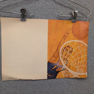 Vintage 1960er Jahre Coca Cola Genießen Sie Das Spiel Basketball Blank High School Programm Bild 2