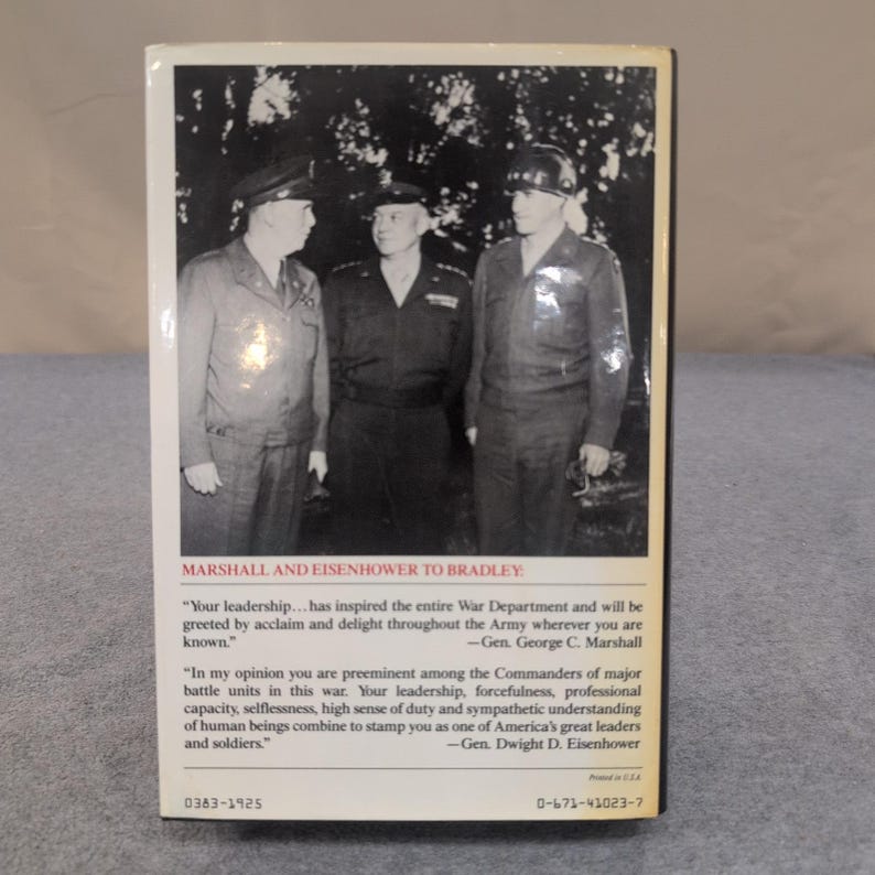 A Generals Life Omar N Bradley Autobiography First Edition Hardcover 1983 WWII image 2